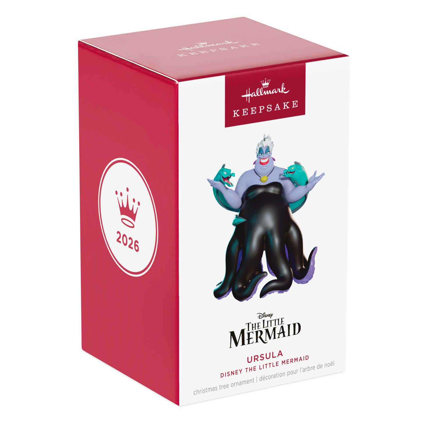 Little Mermaid Ursula With Eels Keepsake Ornament Package Front image number 7