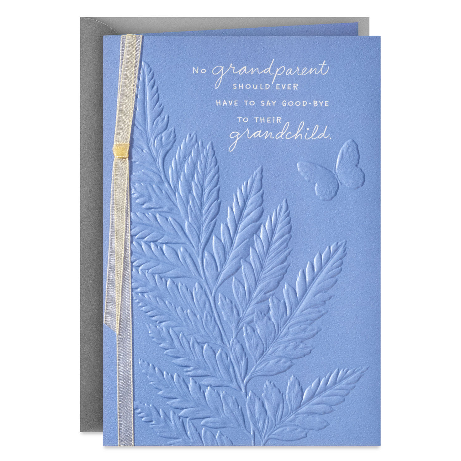No Grandparent Should Have to Say Good-bye Sympathy Card for Loss of Grandchild, , large image number 1