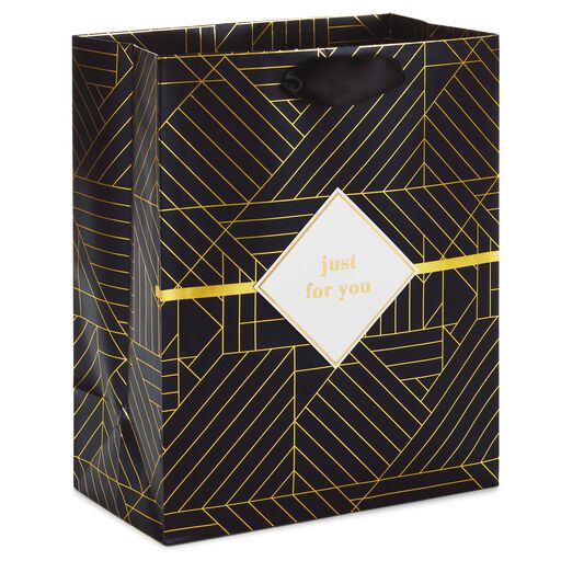 9.6" Just for You Geometric Gift Bag, 
