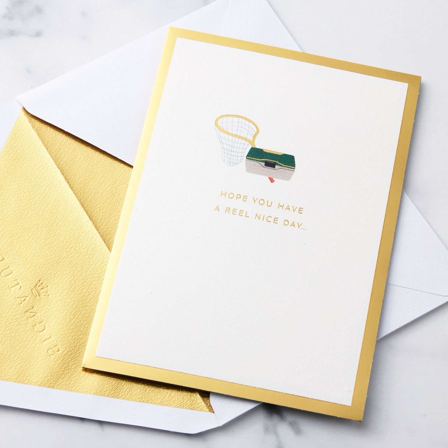 Fishing Boat Pop-Up Father's Day Card Card Front with Envelope  image number 7