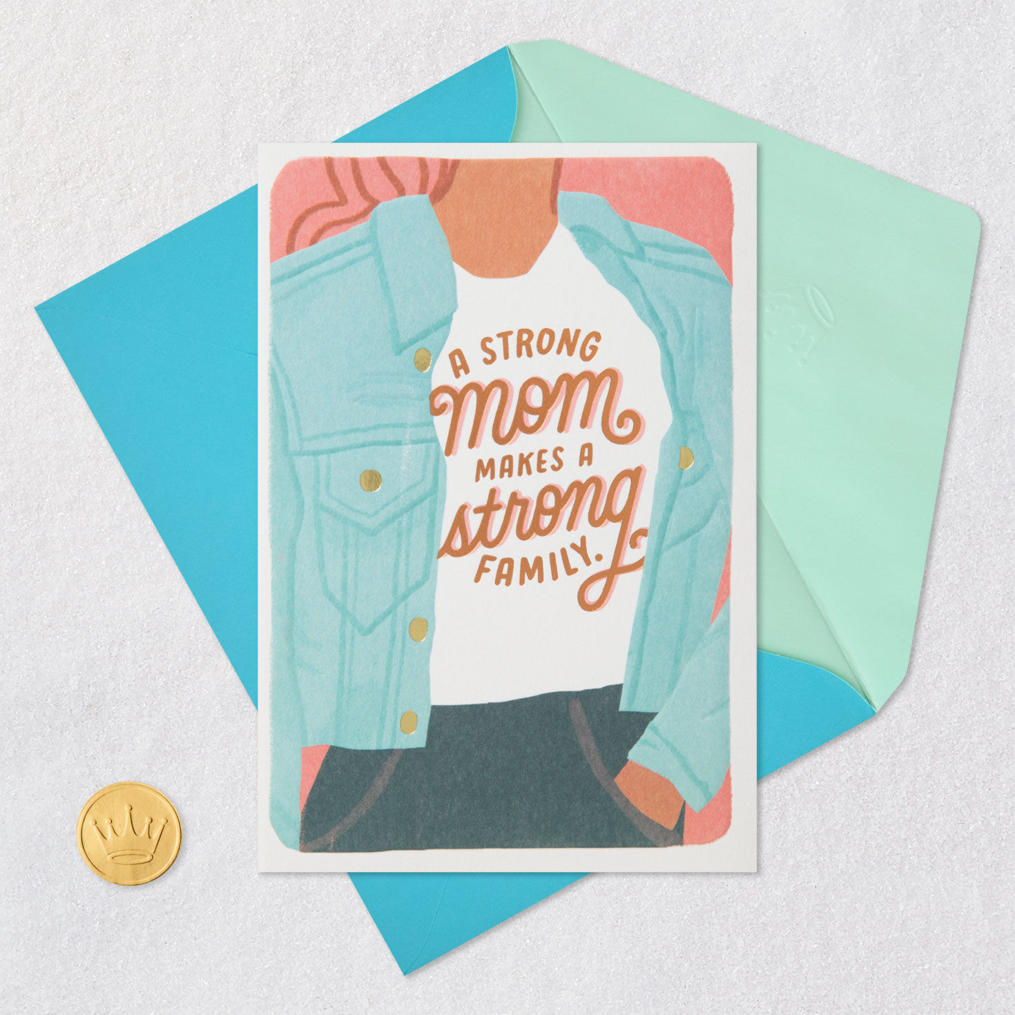 A Strong Mom Makes a Strong Family Birthday Card for Mom for only USD 4.99 | Hallmark