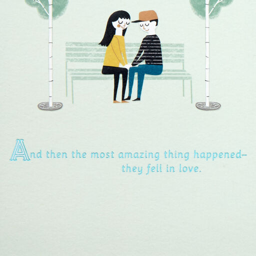 Modern Fairy Tale Anniversary Card for Couple, 
