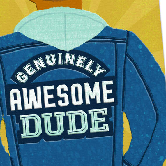You're An Awesome Dude Birthday Card for Him, , large image number 4