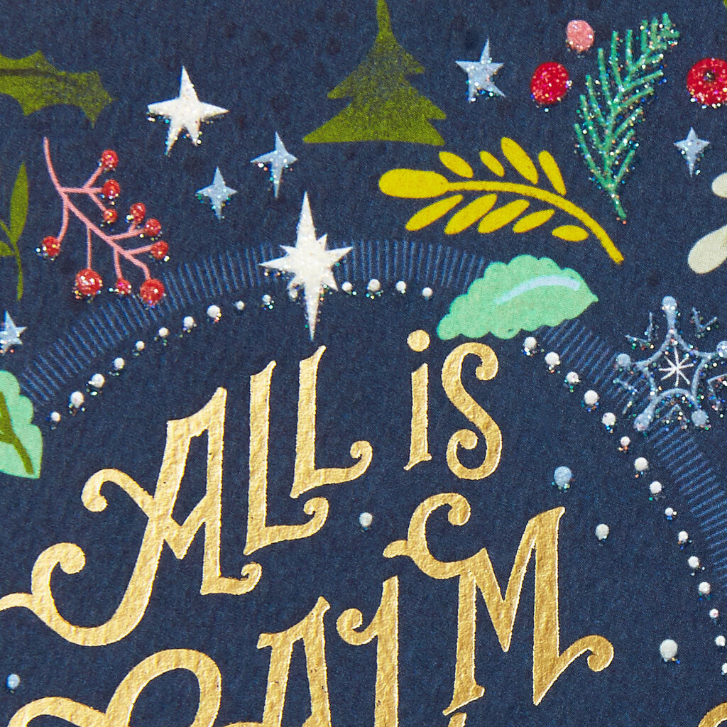 All Is Calm All Is Bright Christmas Card