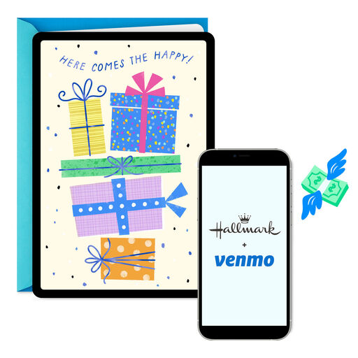 Here Comes the Happy Venmo Birthday Card, 
