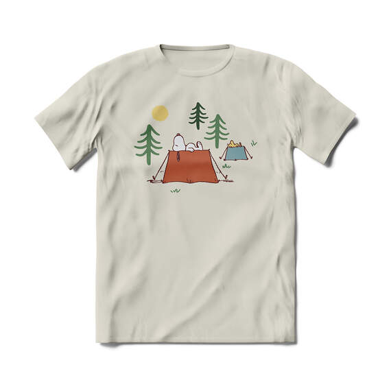 Brief Insanity Peanuts Beagle Scouts Snoopy Camping T-Shirt