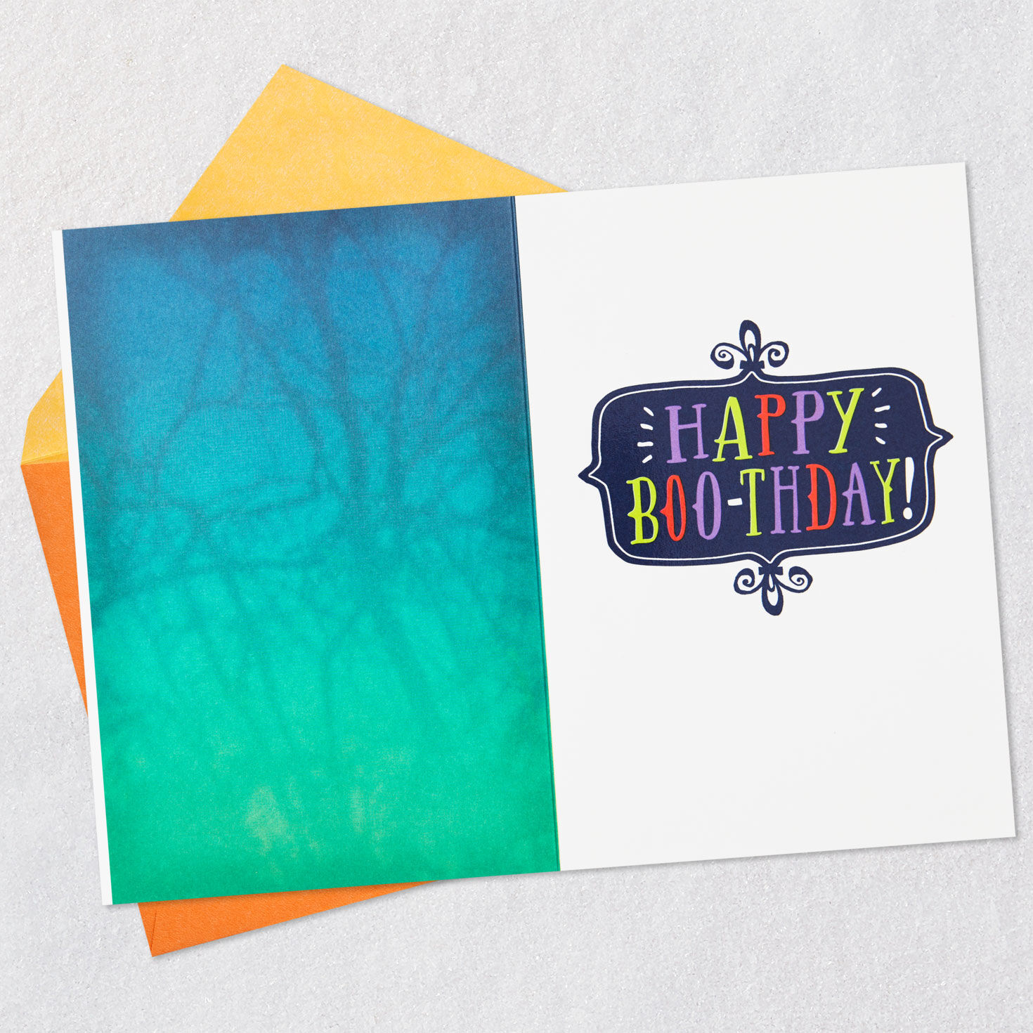 Happy Boo-thday Ghost With Cake Halloween Birthday Card for only USD 2.99 | Hallmark