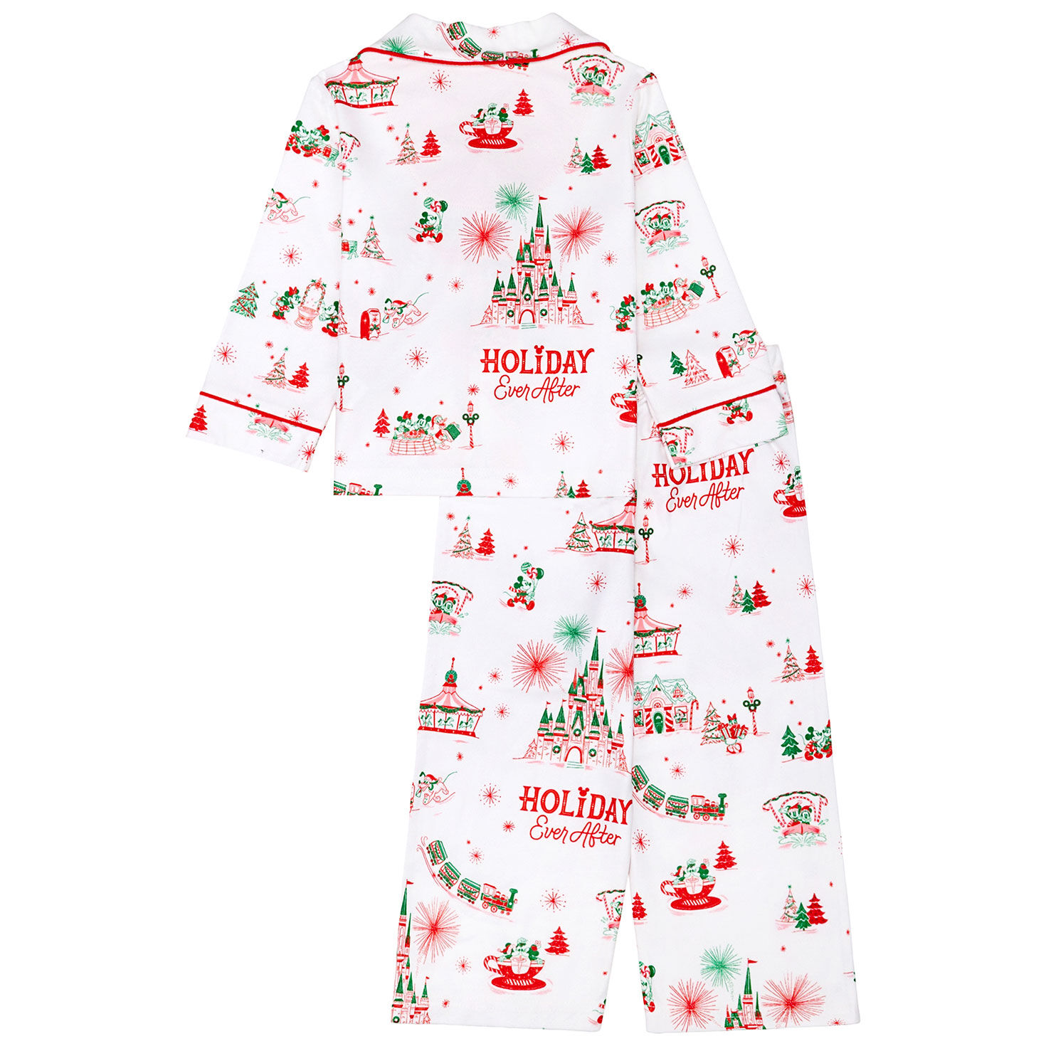 Hallmark + Disney Holiday Ever After Toddler Pajama Set, , large image number 2