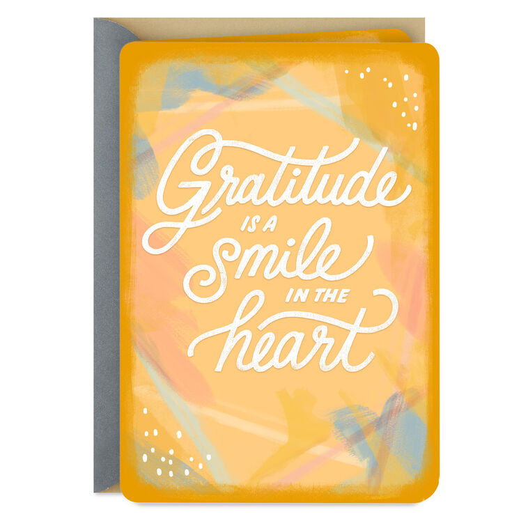 A Smile in the Heart Thank-You Card