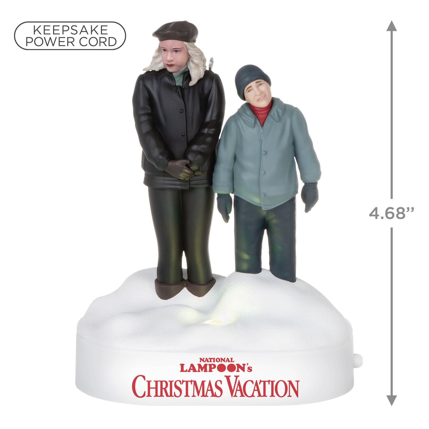 National Lampoon's Christmas Vacation&trade; Collection Audrey and Russ Griswold Ornament With Light and Sound, , large image number 3