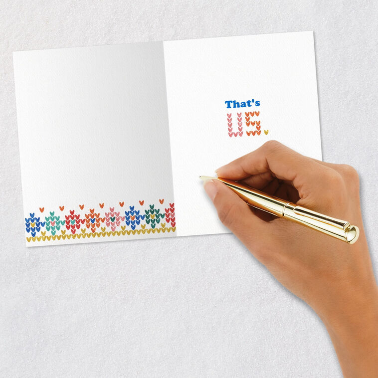 Close Knit That's Us Card, , large image number 6