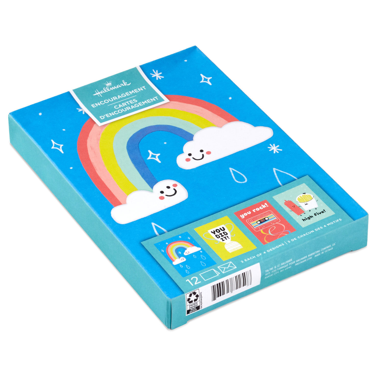 Bright and Cheery Kids Assorted Boxed Encouragement Cards Packaging image number 2