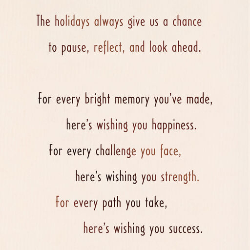 Special Wishes for You Christmas Card for Son, 