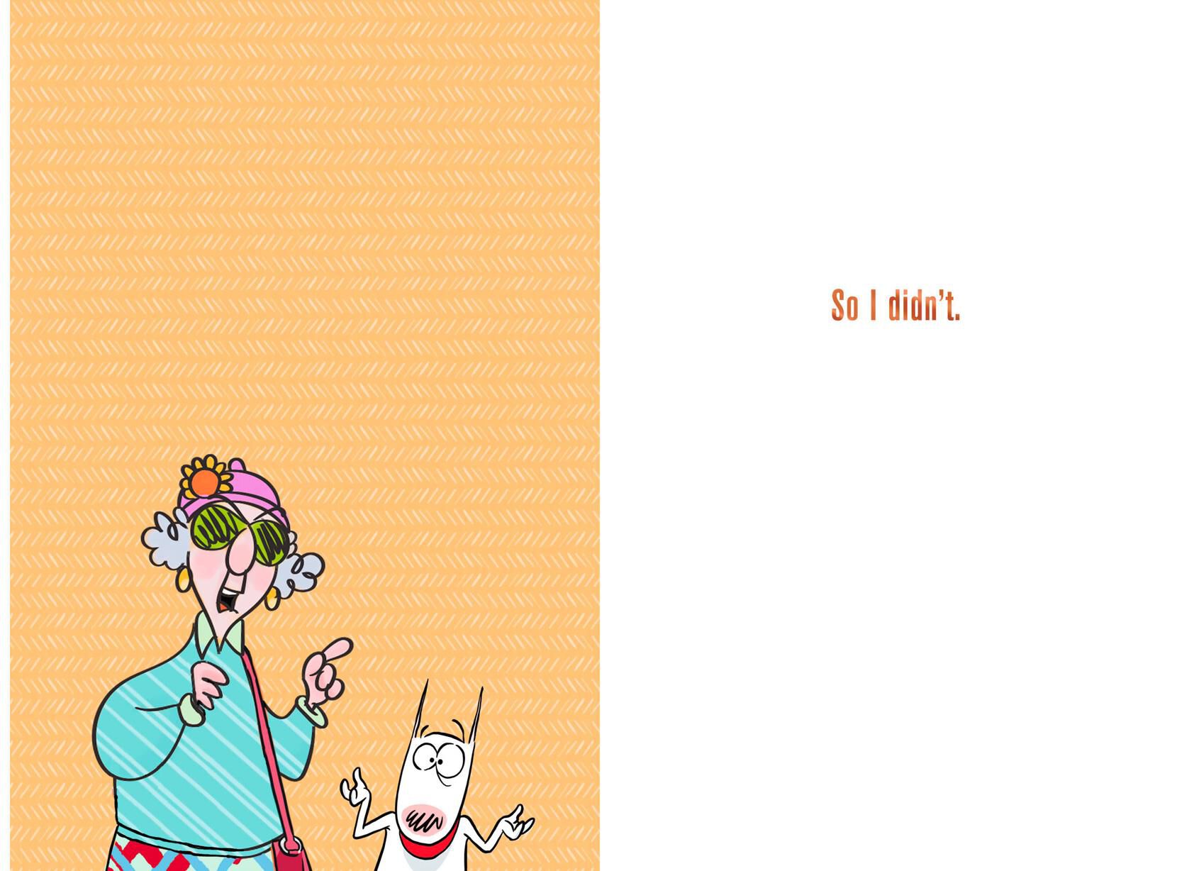 Maxine™ You're Tough to Shop For Funny Birthday Card