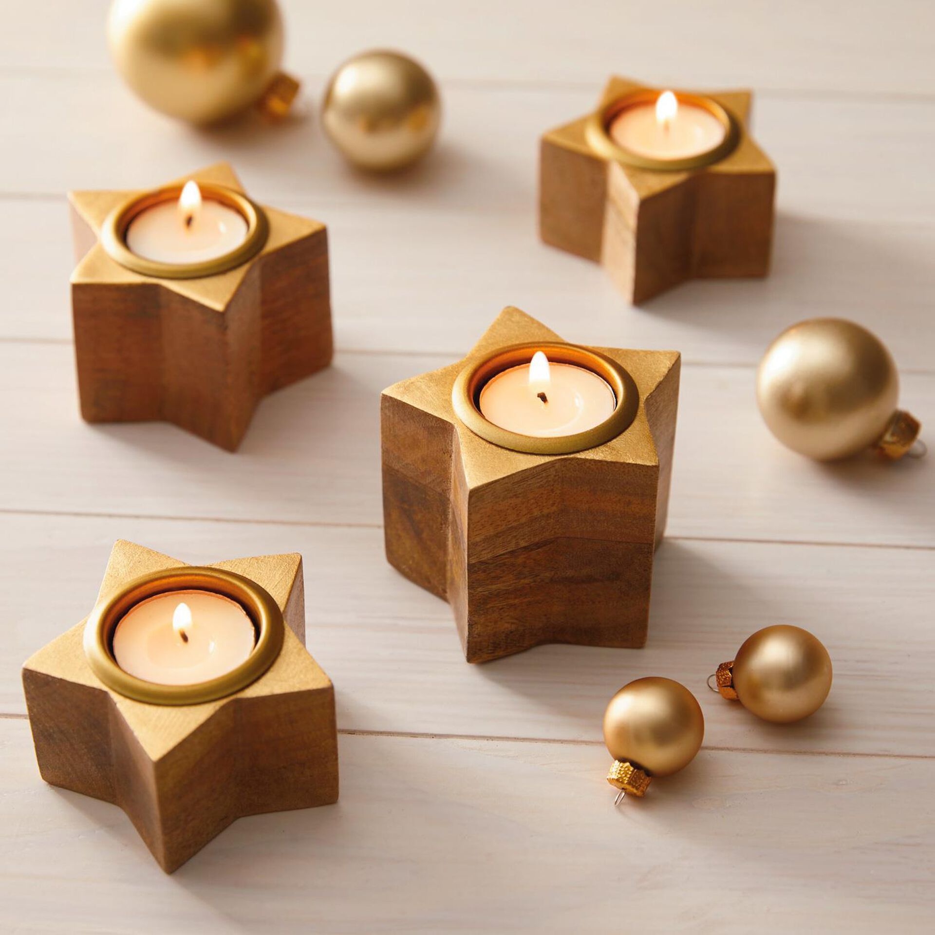 Star Candle Holder, 2" Candles Hallmark