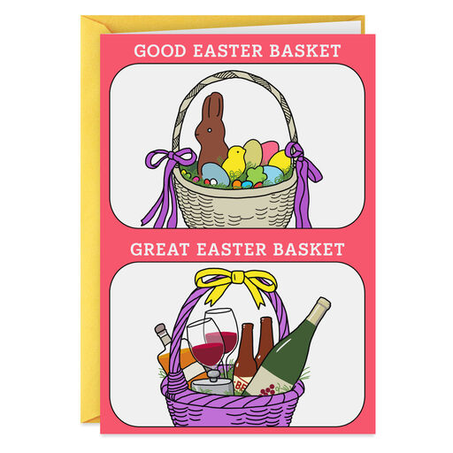 Treat Yourself Easter Basket Funny Easter Card, 