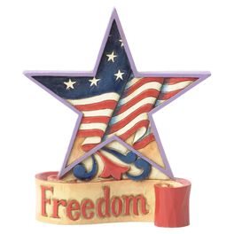 Jim Shore® Freedom Mini Patriotic Star Figurine, Jim Shore® Freedom Mini Patriotic Star Figurine, , large