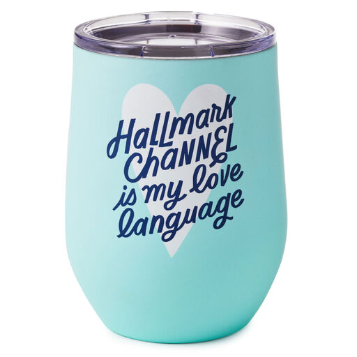 Hallmark Channel Love Language Insulated Wine Tumbler, 12 oz., 