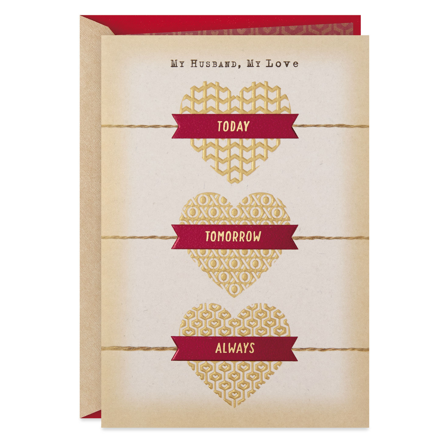 Love You Today, Tomorrow and Always Sweetest Day Card for Husband