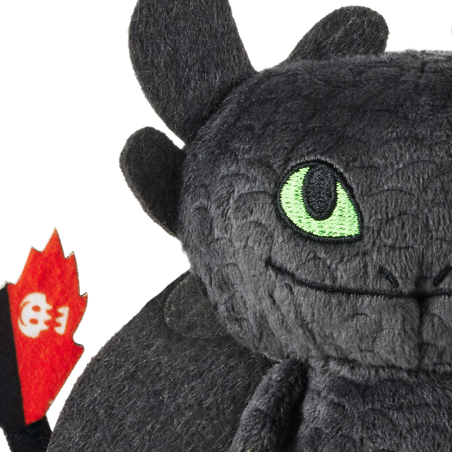 Toothless Night Fury Plush itty bittys upclose view image number 5