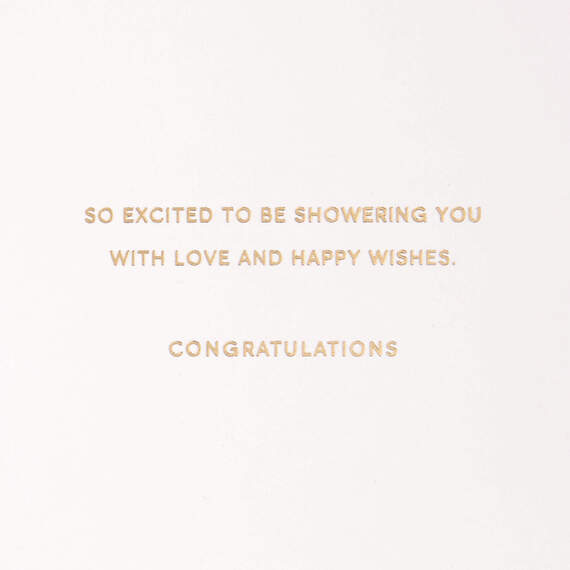 Showered With Loving Wishes Bridal Shower Card, , large image number 2