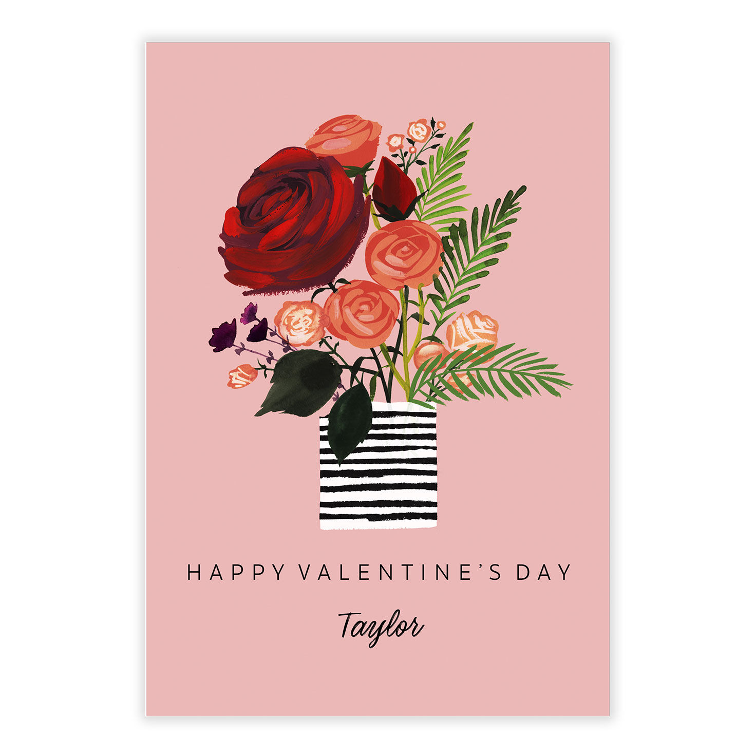 Vase of Roses eCard, , large image number 2