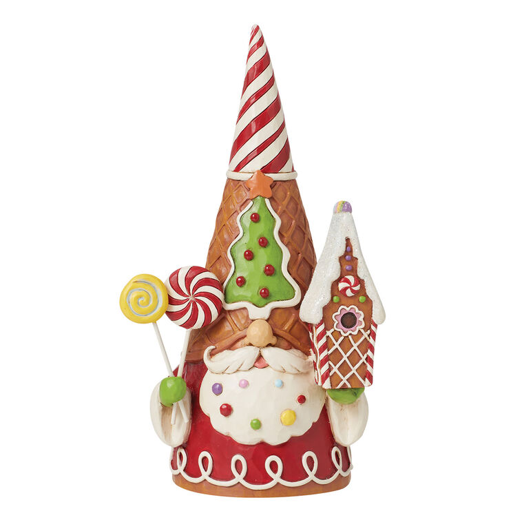 Jim Shore Gingerbread Gnome Figurine, 7.7"