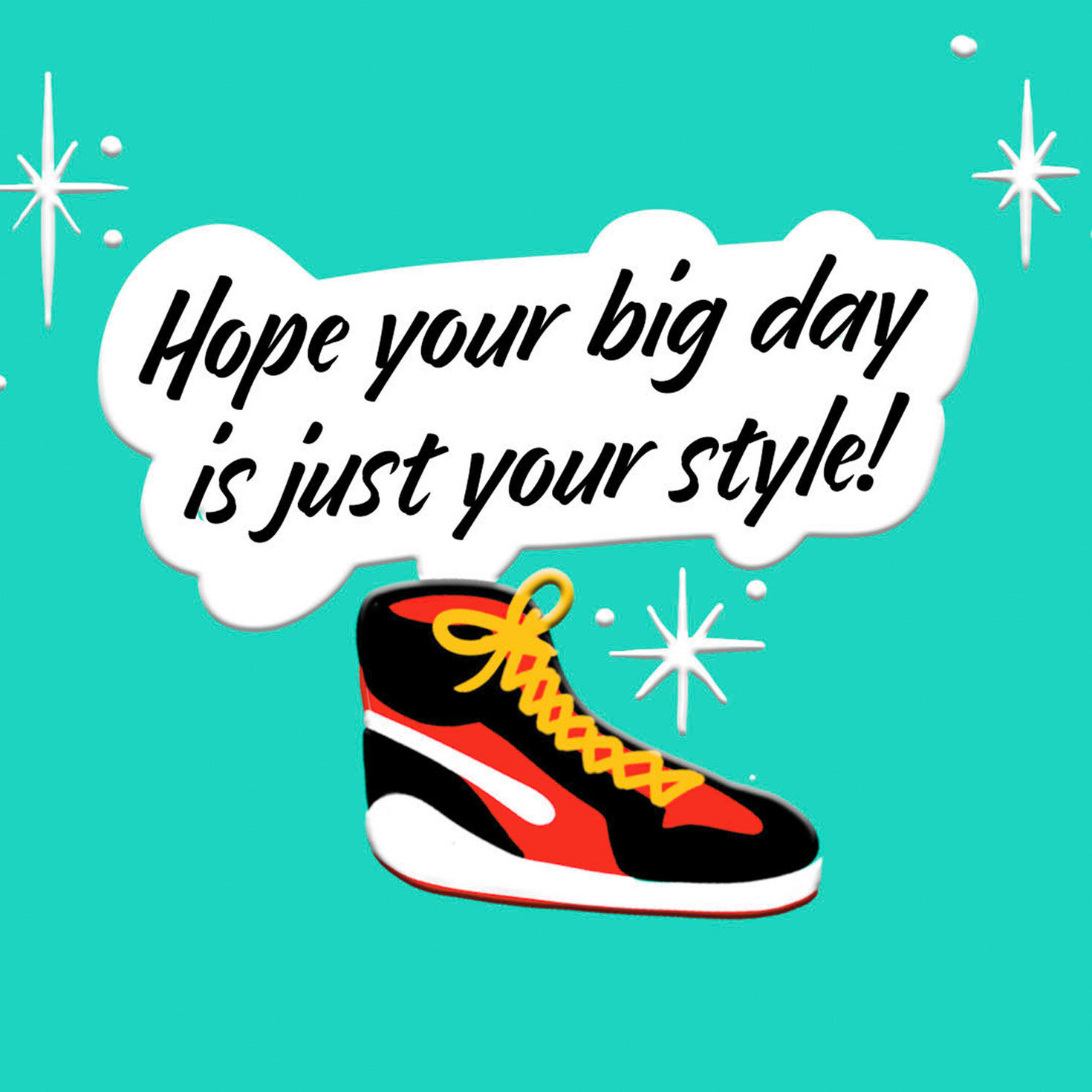 Shoe Graphics Kids Birthday Card Sentiment image number 2
