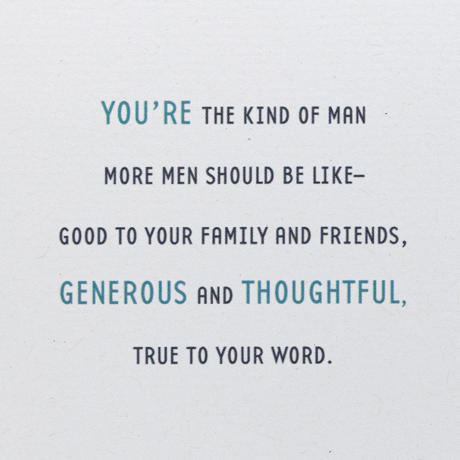 Mod Typography Birthday Card for Man Sentiment image number 2