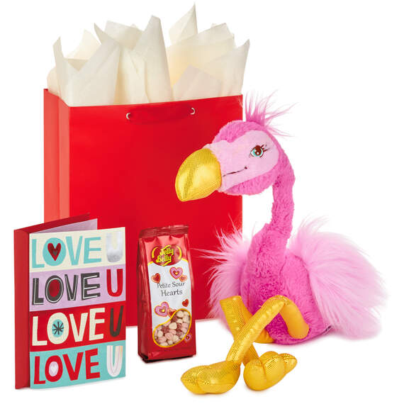 Flamingo Valentine Gift Set, , large image number 1