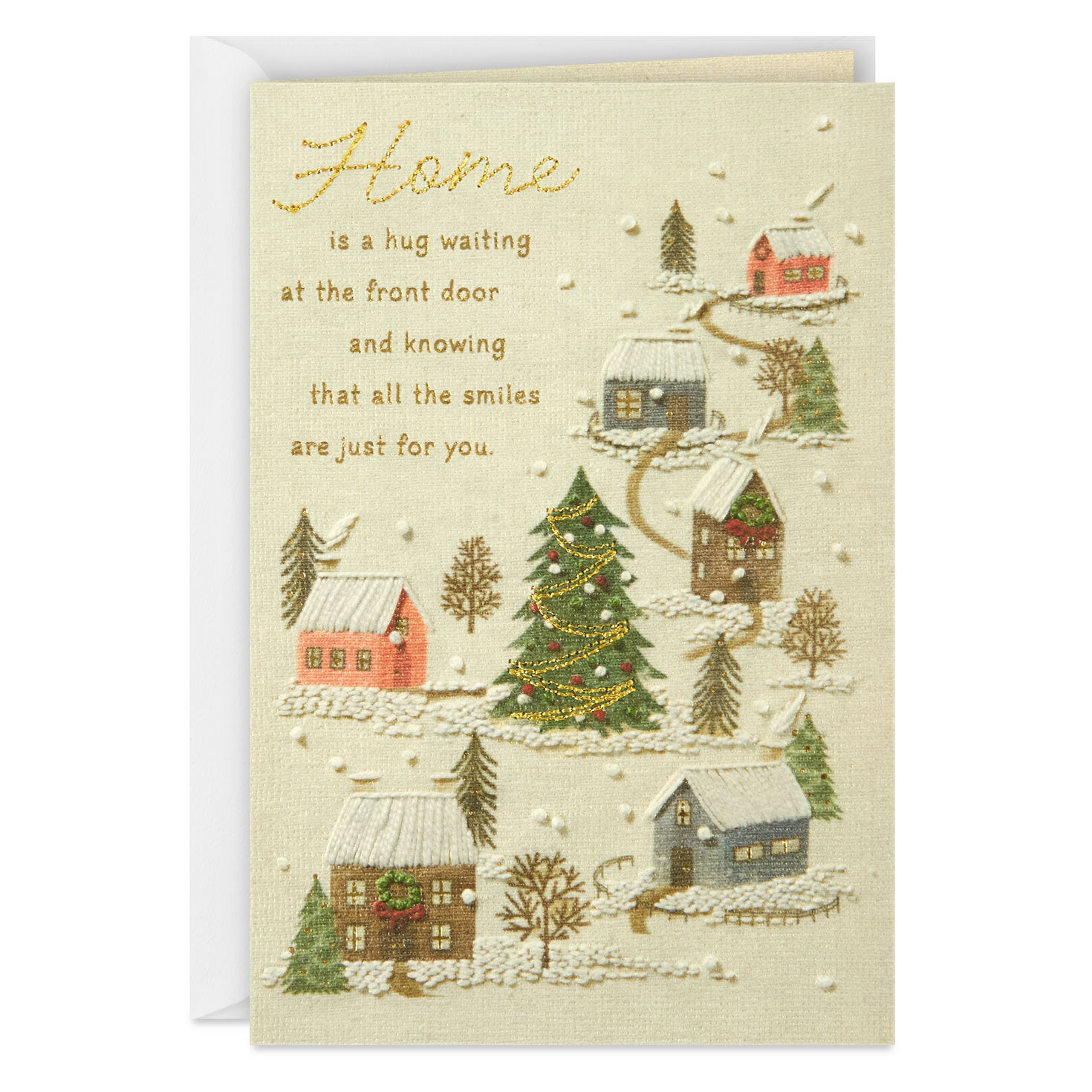 Home Is Always Where You Are Christmas Card for Parents