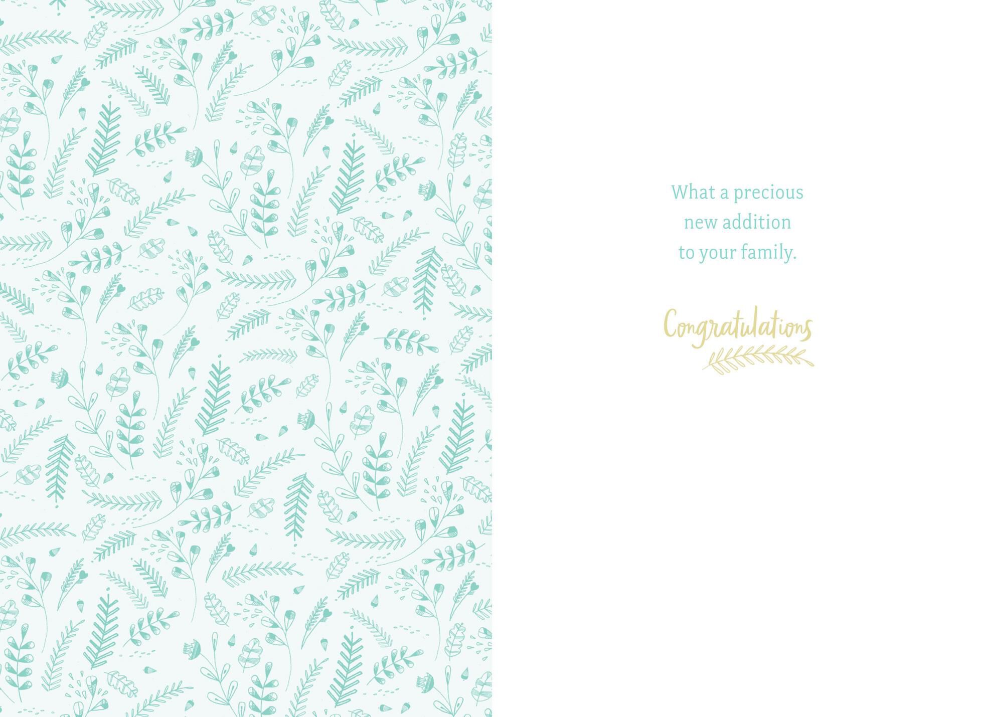 Somebunny to Love New Baby Boy Card for Grandparents