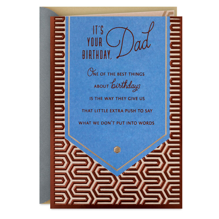 So Loved and Appreciated Birthday Card for Dad, , large image number 1