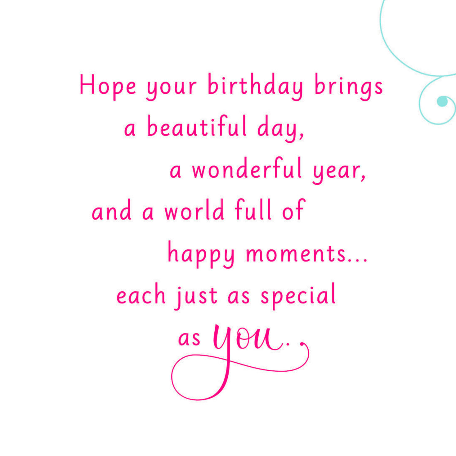 Flower Bouquet Happy Birthday Card for Her Sentiment image number 2