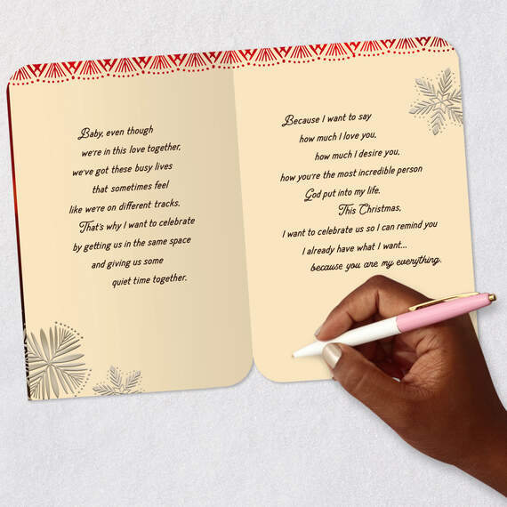 Baby, You're My Everything Romantic Christmas Card, , large image number 7