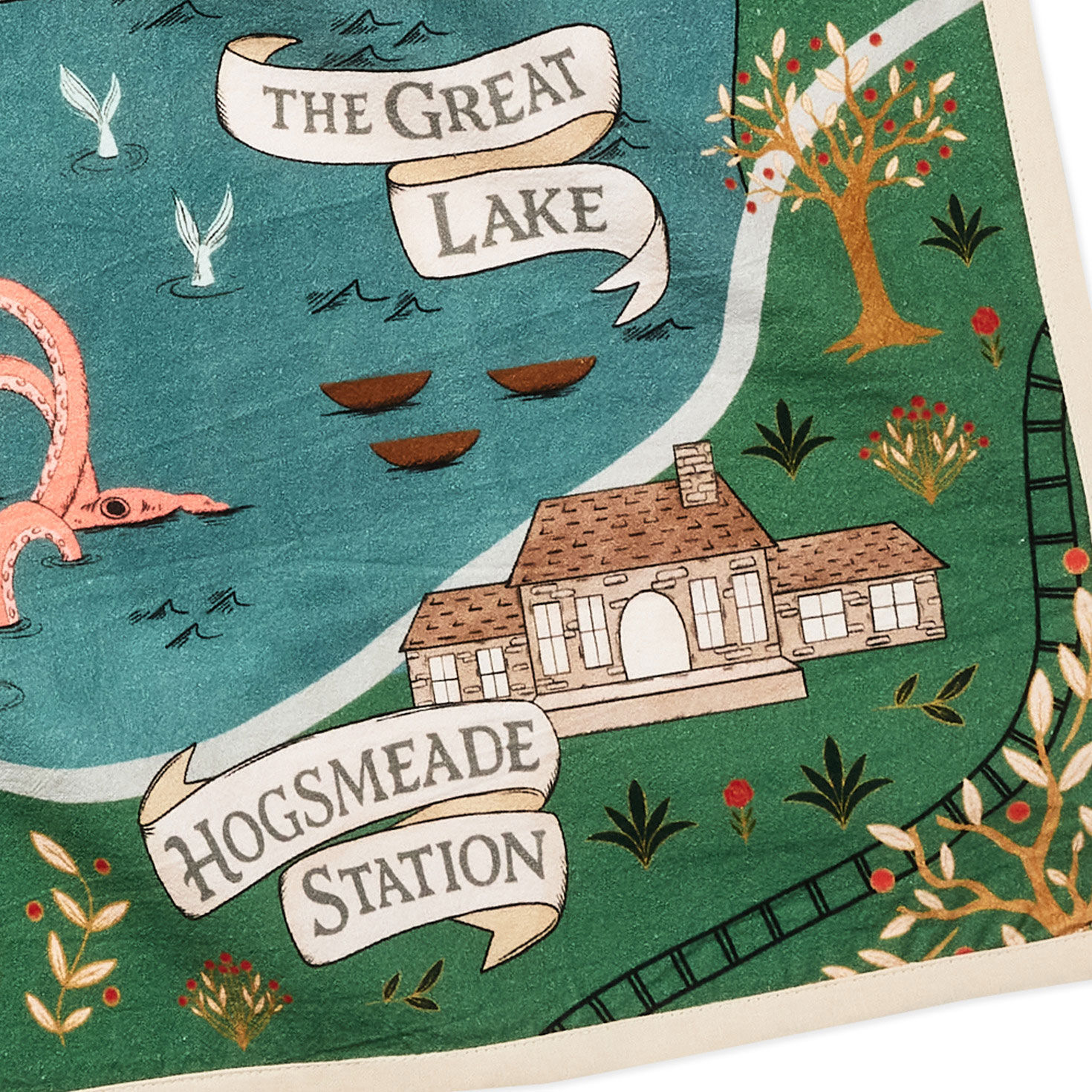 Harry Potter Map Kitchen Towel upclose view image number 4