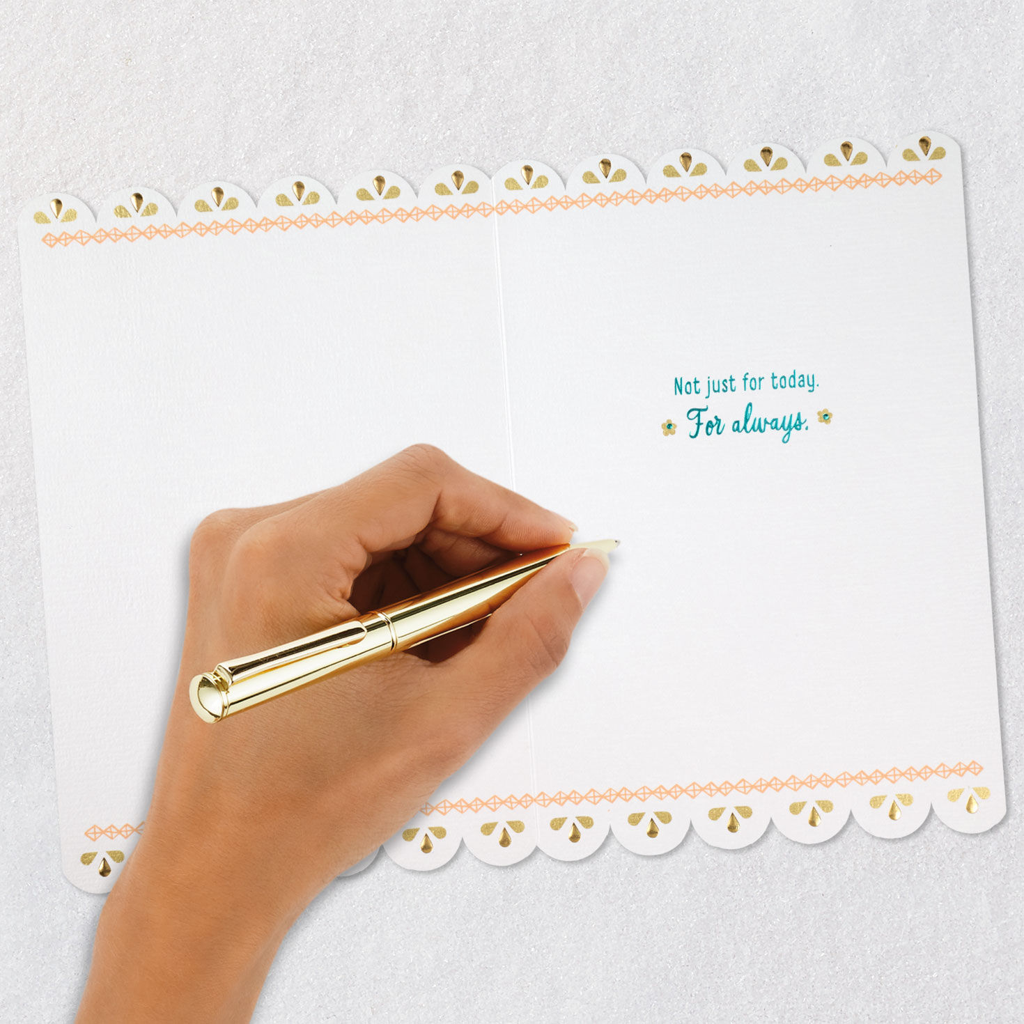 Butterfly and Flowers Happy Mother's Day Card Signing card image number 6