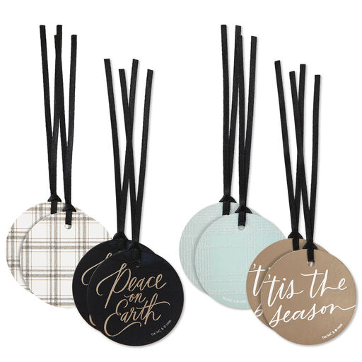 Luxe Neutrals Holiday Gift Tags, Pack of 8, 