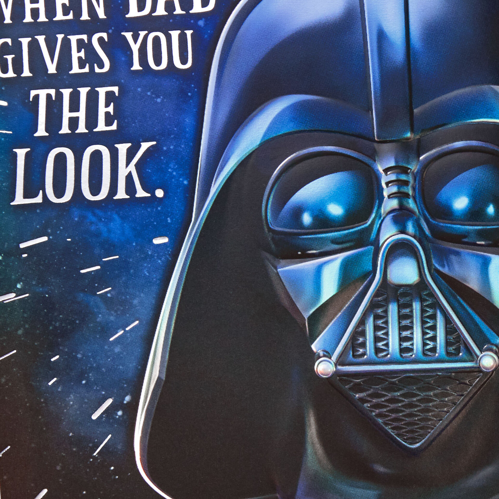 Star Wars™ Darth Vader™ The Look Funny Father's Day Card for Dad