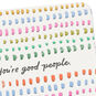 Colorful Dot Dash Pattern Thank You Card Card Front Detail image number 4