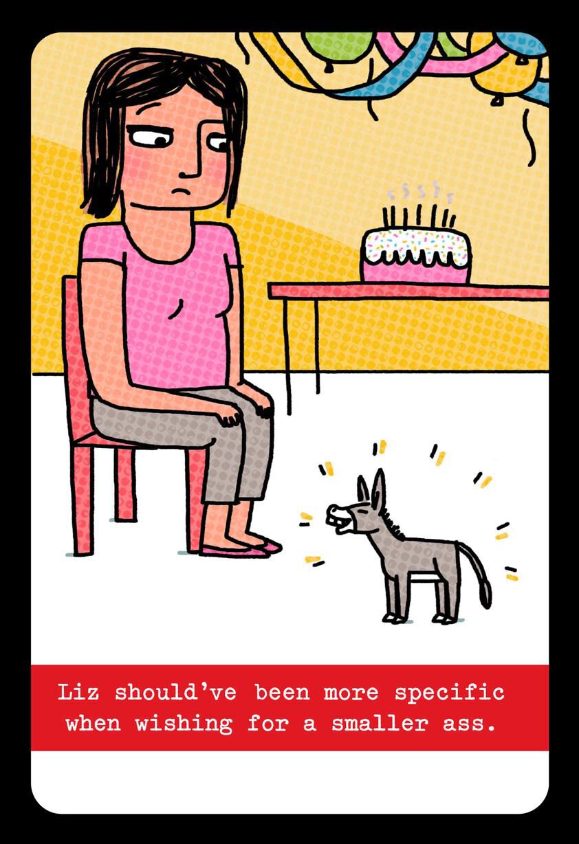 Birthday Wish Small Ass Funny Birthday Card