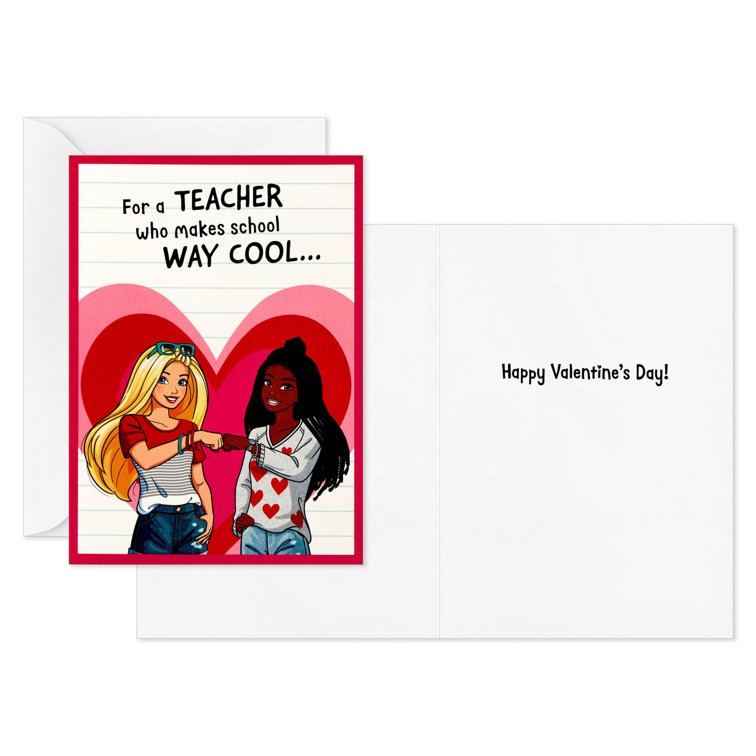 Barbie&trade; Be You Kids Classroom Valentines Set With Cards and Mailbox, , large image number 4