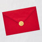 T-Rex Santa Funny Christmas Card Envelope Back with Seal image number 8