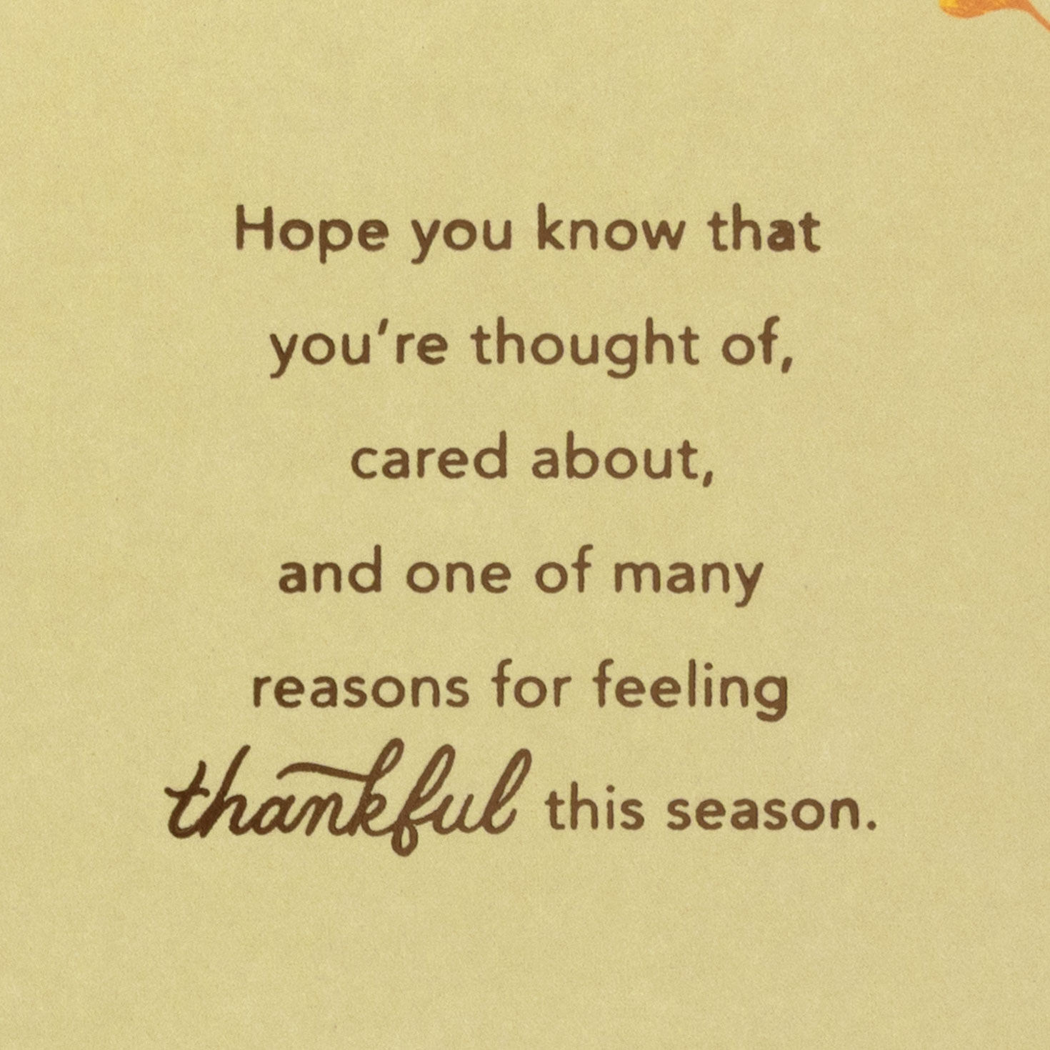 Across the Miles Thanksgiving Card Sentiment image number 2