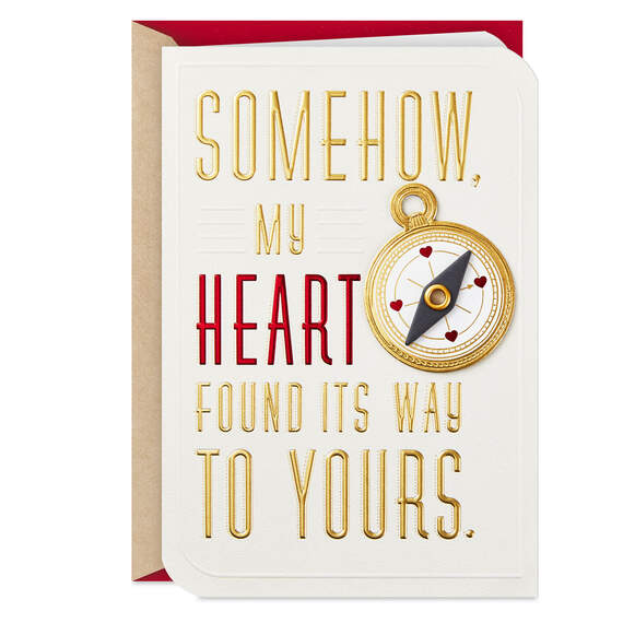 Our Hearts Found Each Other Valentine's Day Card for Husband