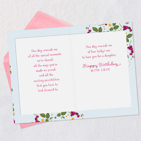I Love Being Your Mom Birthday Card for Daughter, , large image number 4