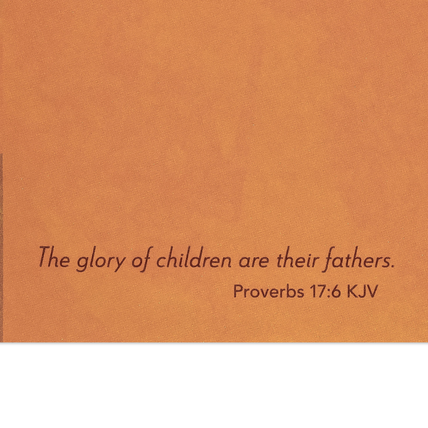 Man Kneeling in Prayer Religious Father's Day Card for Dad scripture image number 3