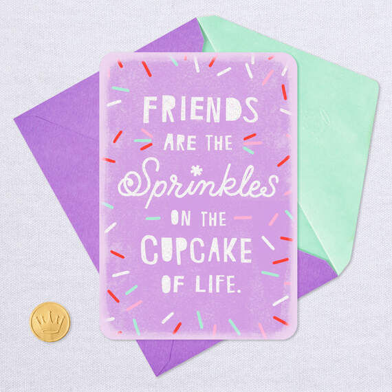 Sprinkles on the Cupcake of Life Friendship Card, , large image number 5