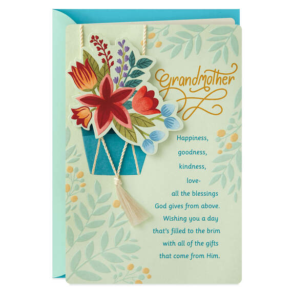 Blessings From God Religious Mother's Day Card for Grandmother