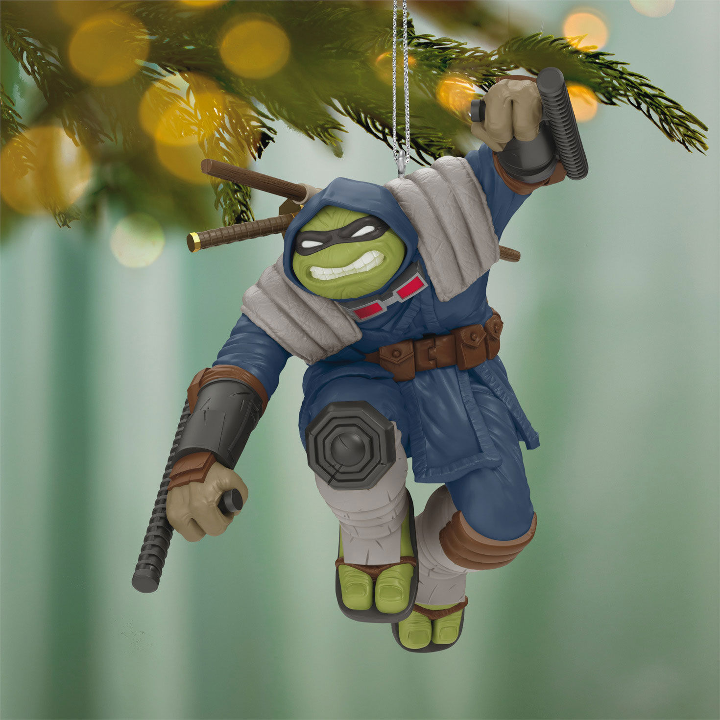 Teenage Mutant Ninja Turtles Keepsake Ornament hanging on tree image number 2